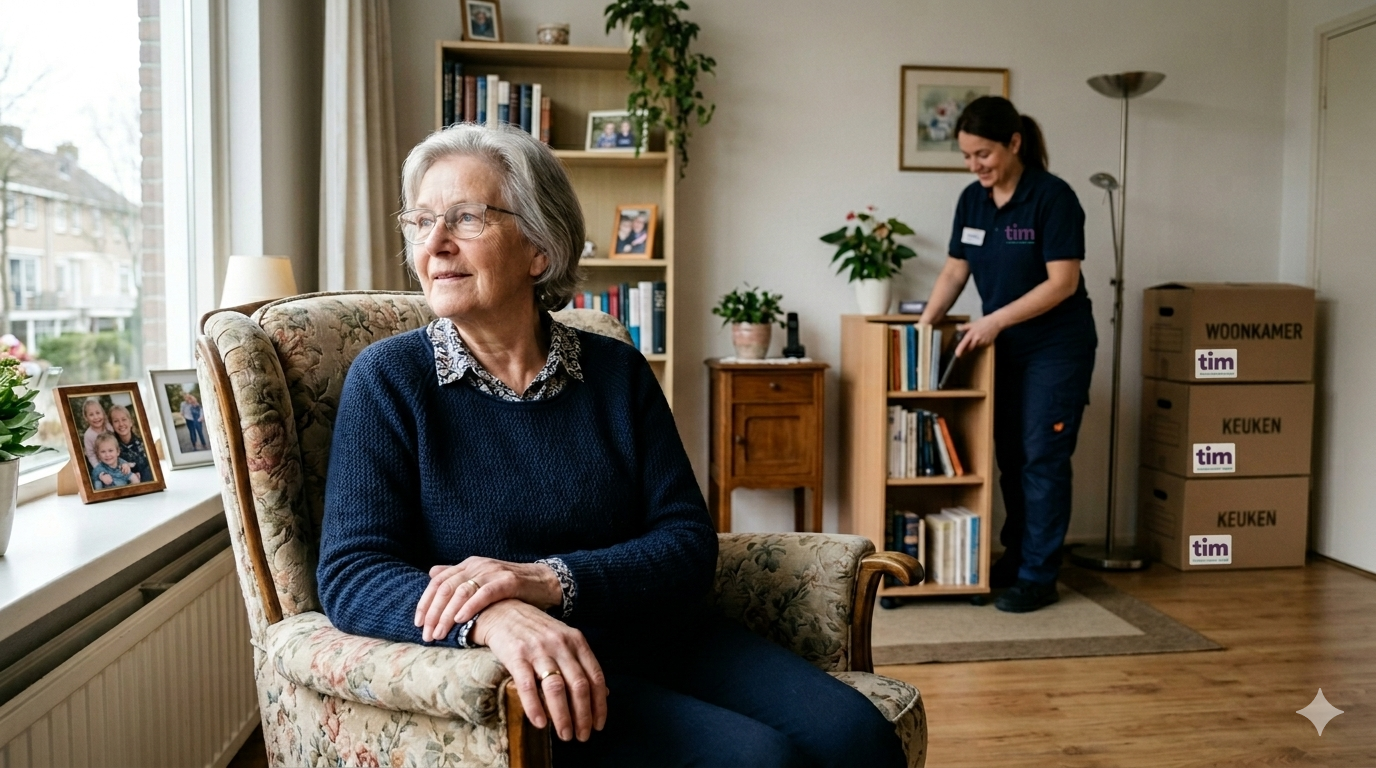 Senior in een rustige woonomgeving
