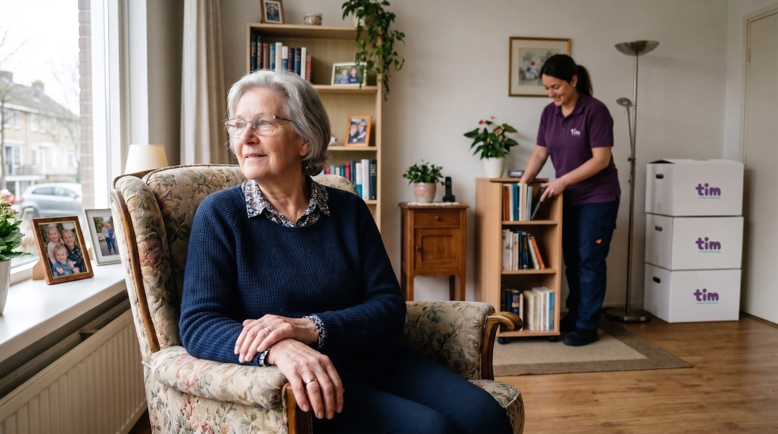 Senior in een rustige woonomgeving