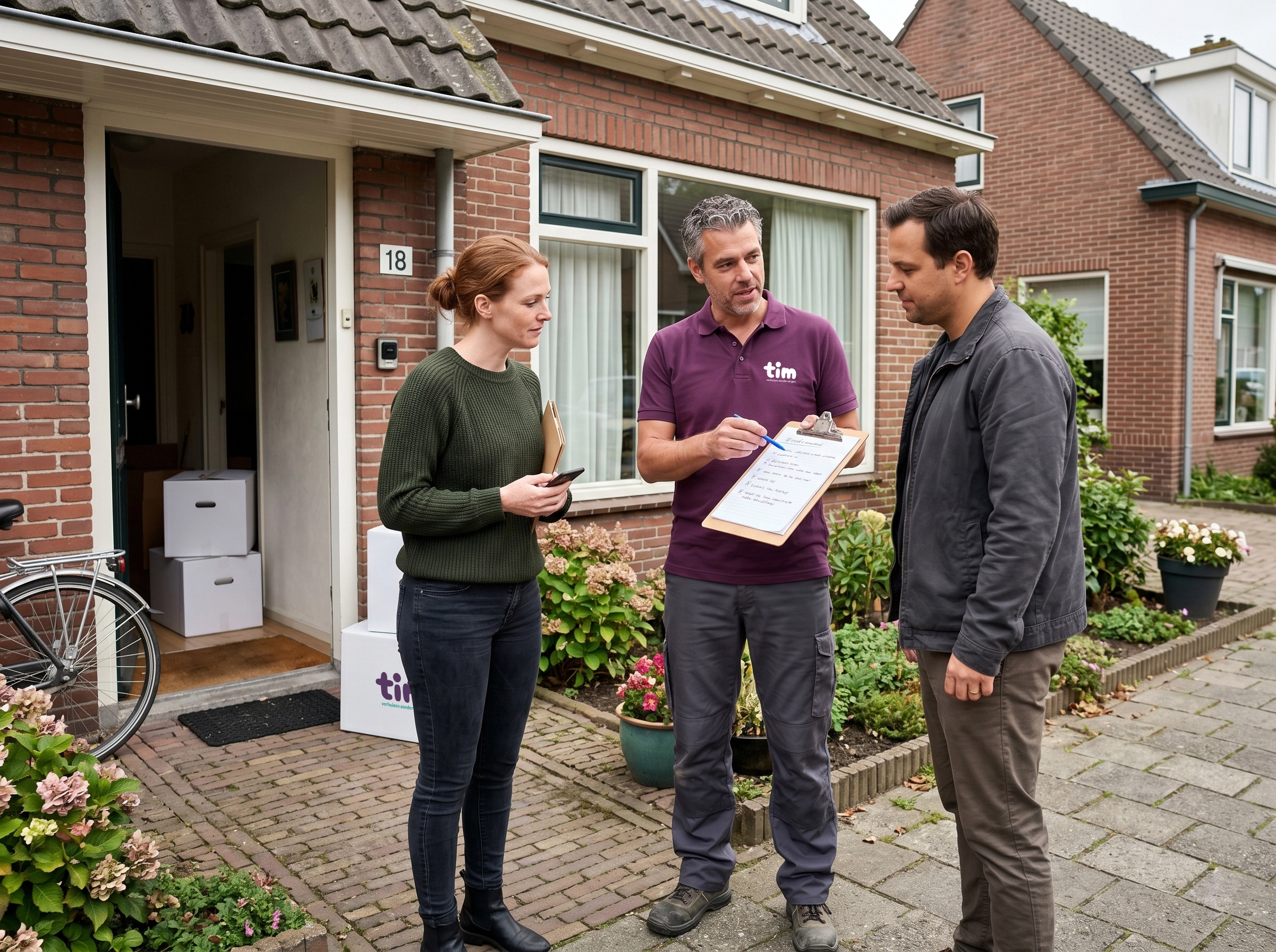 Kind helpt ouder met overzicht