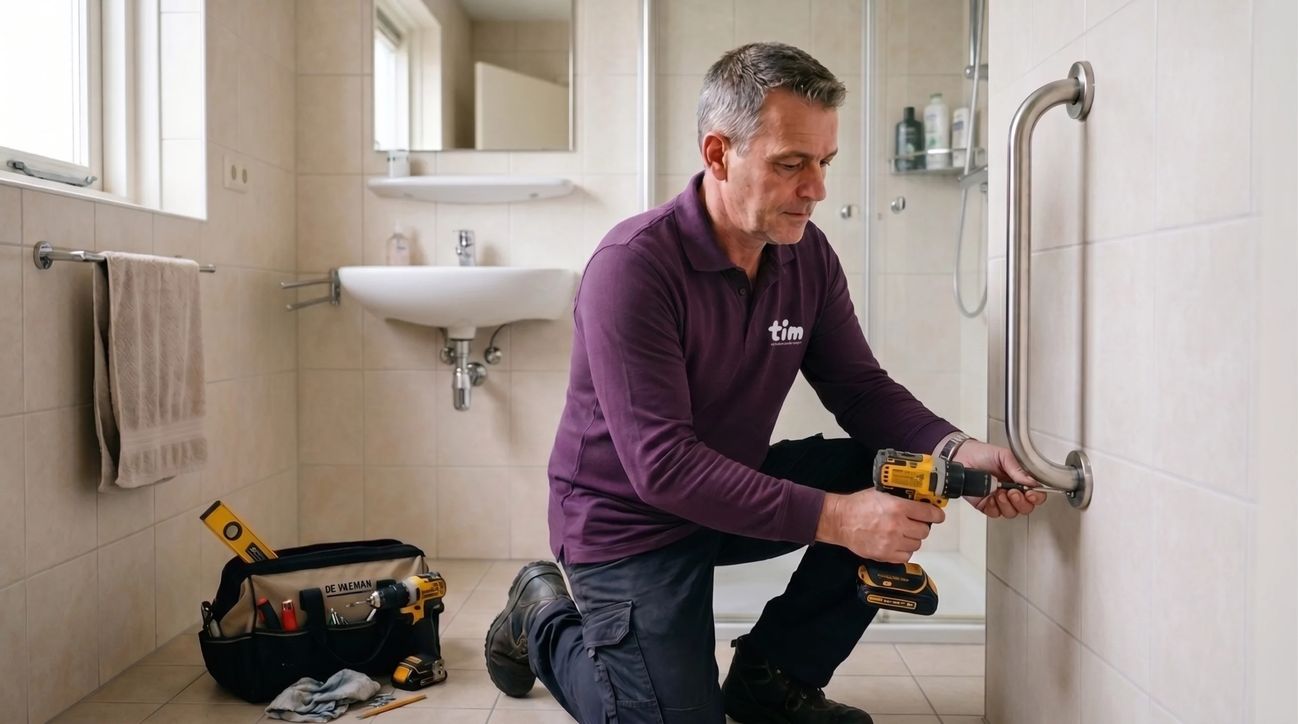 Praktische woningverbetering in huis