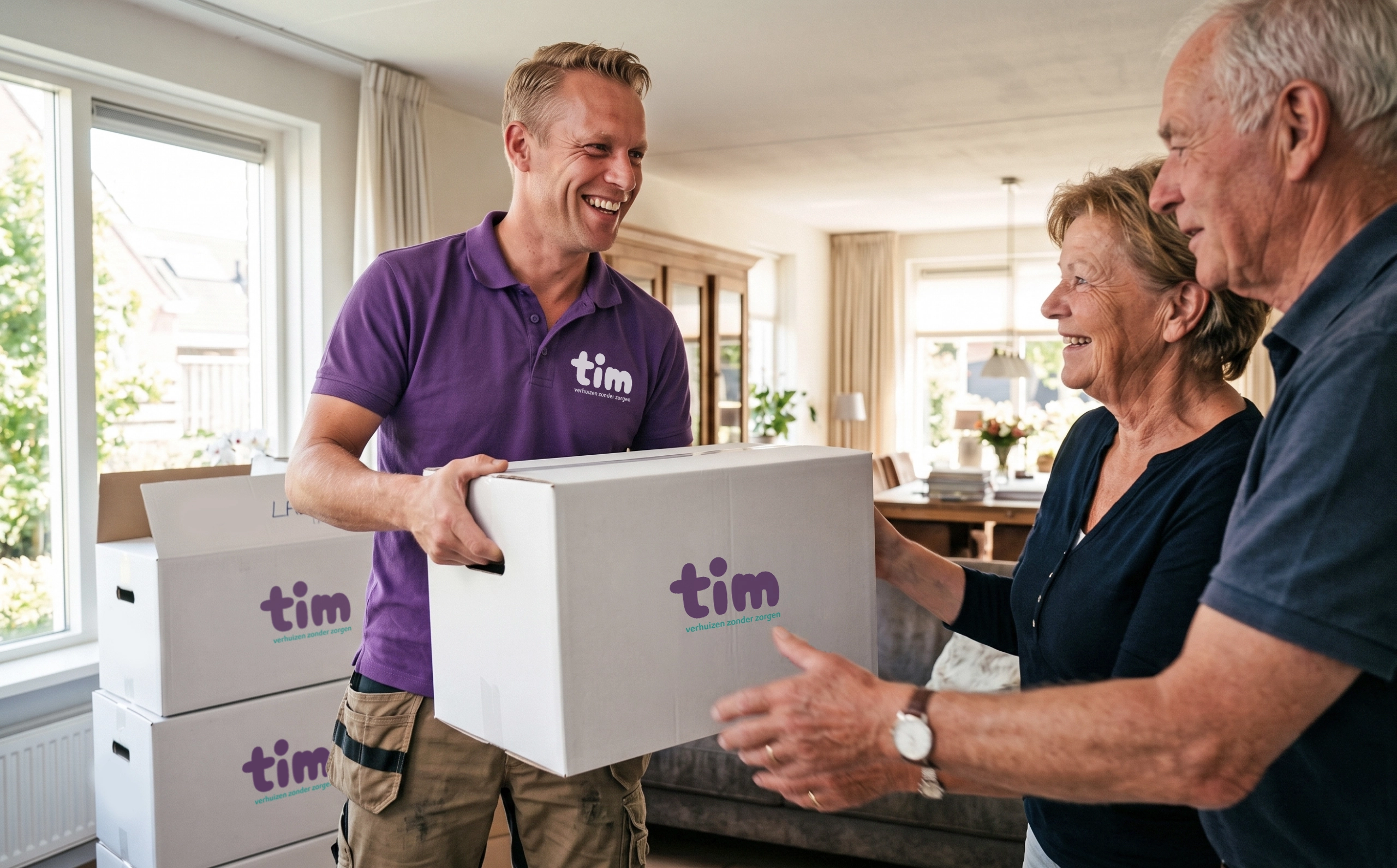 Verhuizing regelen met Tim