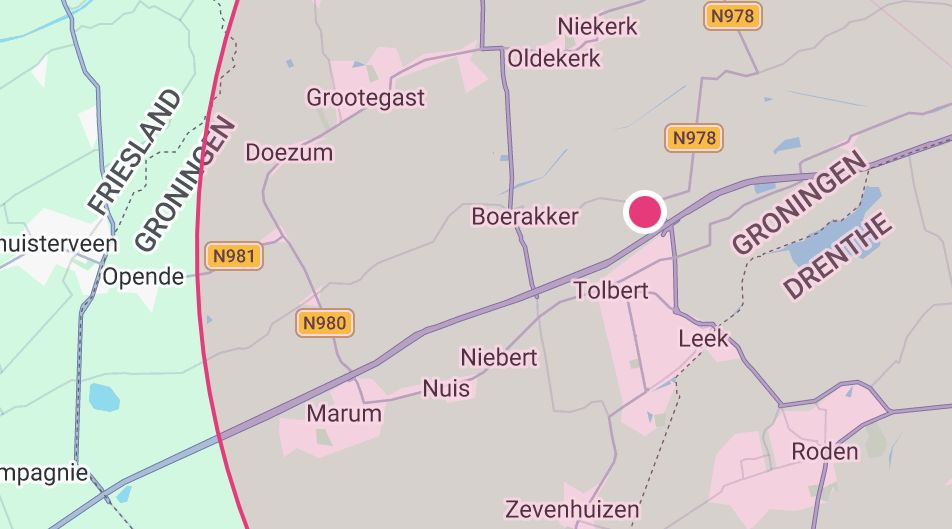 Werkgebied van Tim
